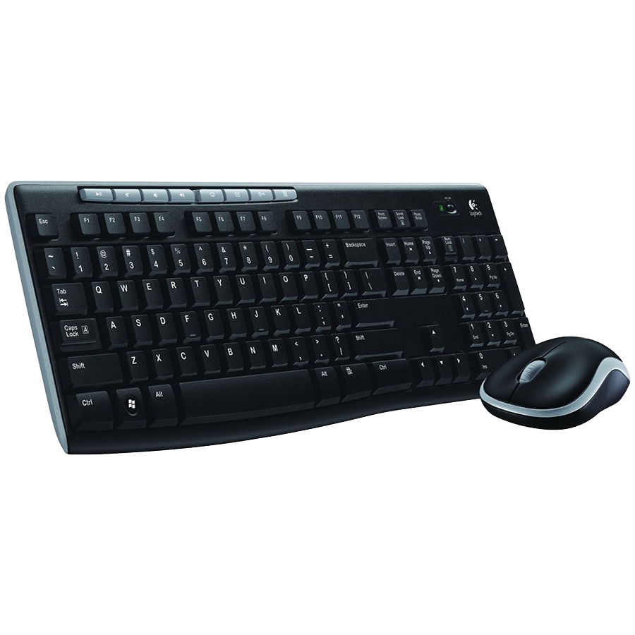 LOGITECH MK270 Wireless Combo - BLACK - FRA