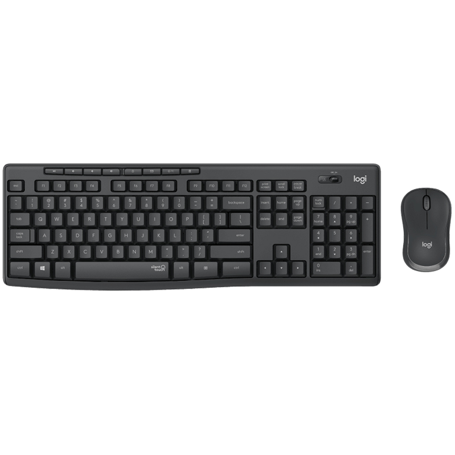 LOGITECH MK295 Silent Wireless Combo - GRAPHITE - FRA