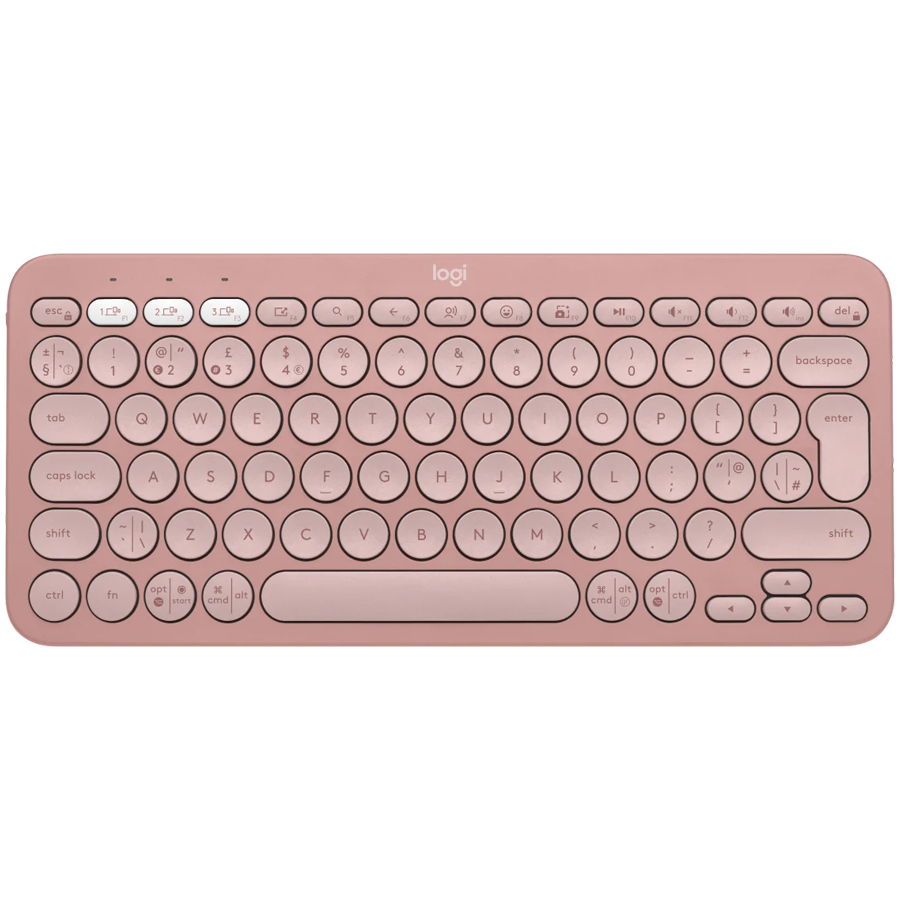 LOGITECH K380S Bluetooth Keyboard - TONAL ROSE - FRA