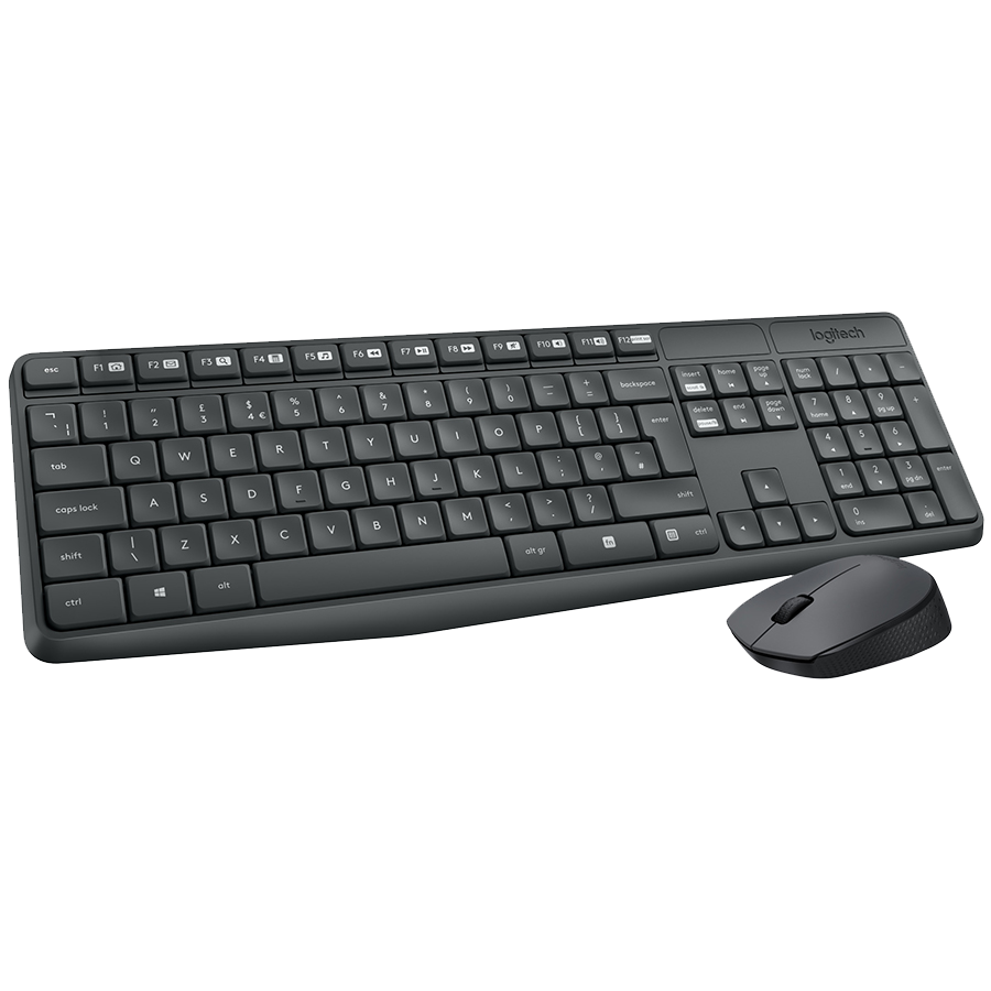 LOGITECH MK235 Wireless Combo - GREY - ARA