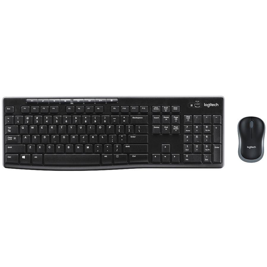LOGITECH MK270 Wireless Combo - BLACK - US INT'L