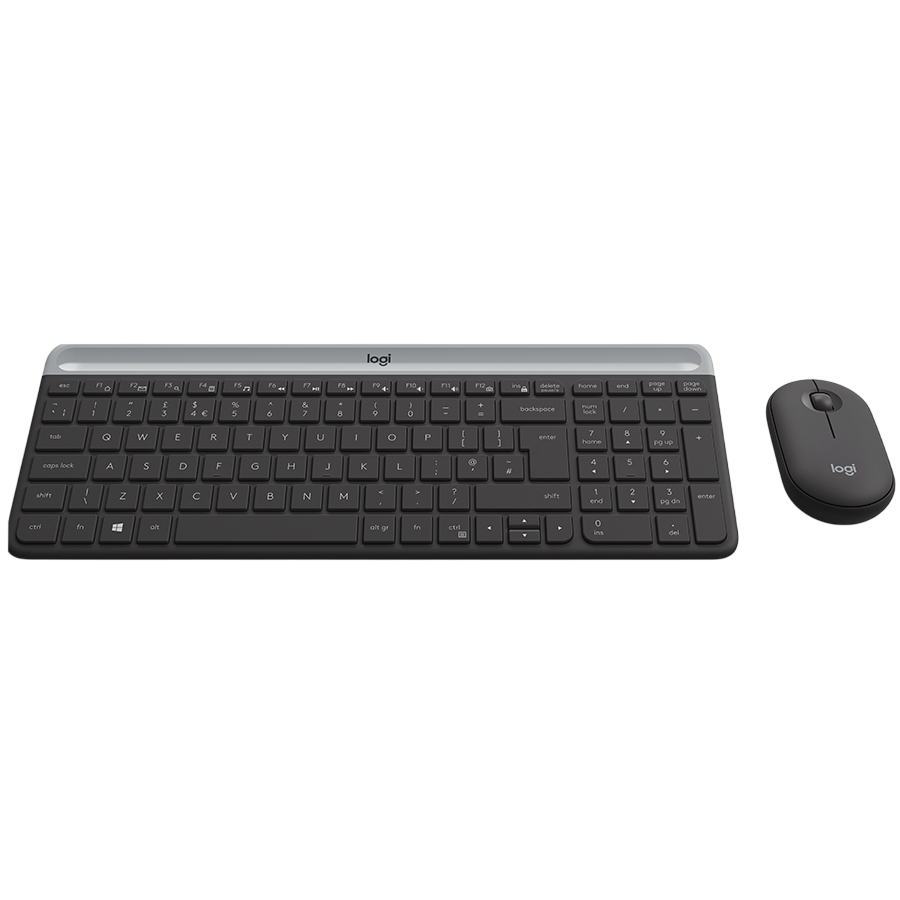 LOGITECH MK470 Slim Wireless Combo - GRAPHITE - ARA
