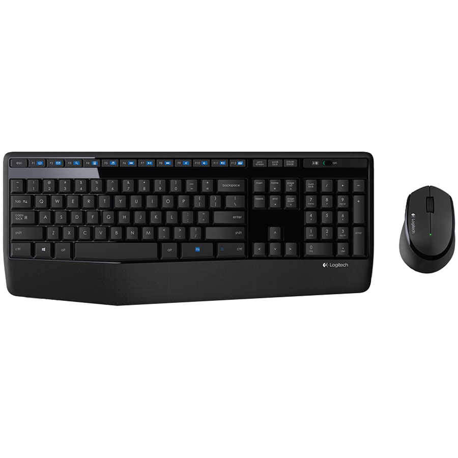LOGITECH MK345 Wireless Combo - BLACK - US INT'L