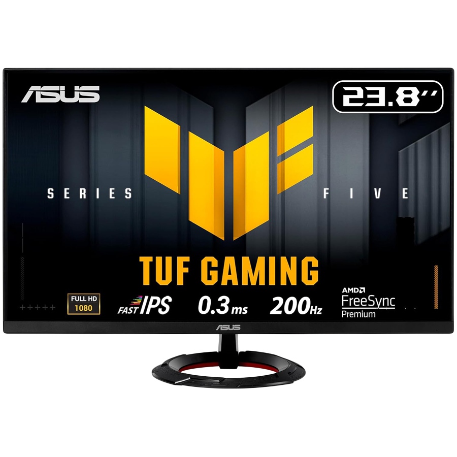 ASUS TUF Gaming VG249Q5R gaming monitor - 60.5cm (24"/23.8" vidno), FHD (1920 x 1080), Fast IPS, 200Hz, 0.3ms GTG (min.), AI Visual