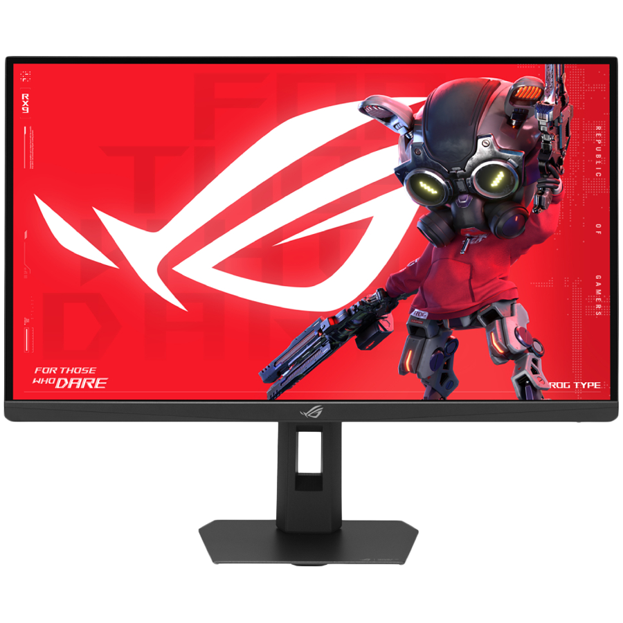 ASUS ROG Strix XG27JCG gaming monitor - 68.6cm (27"), 5K (5120 x 2880), Fast IPS, 180Hz (OC), dvojni način (5K 165Hz ali QHD 330Hz), 0.3ms, G-Sync kompatibilen, USB Type-C (15W PD), HDR, Aura Sync
