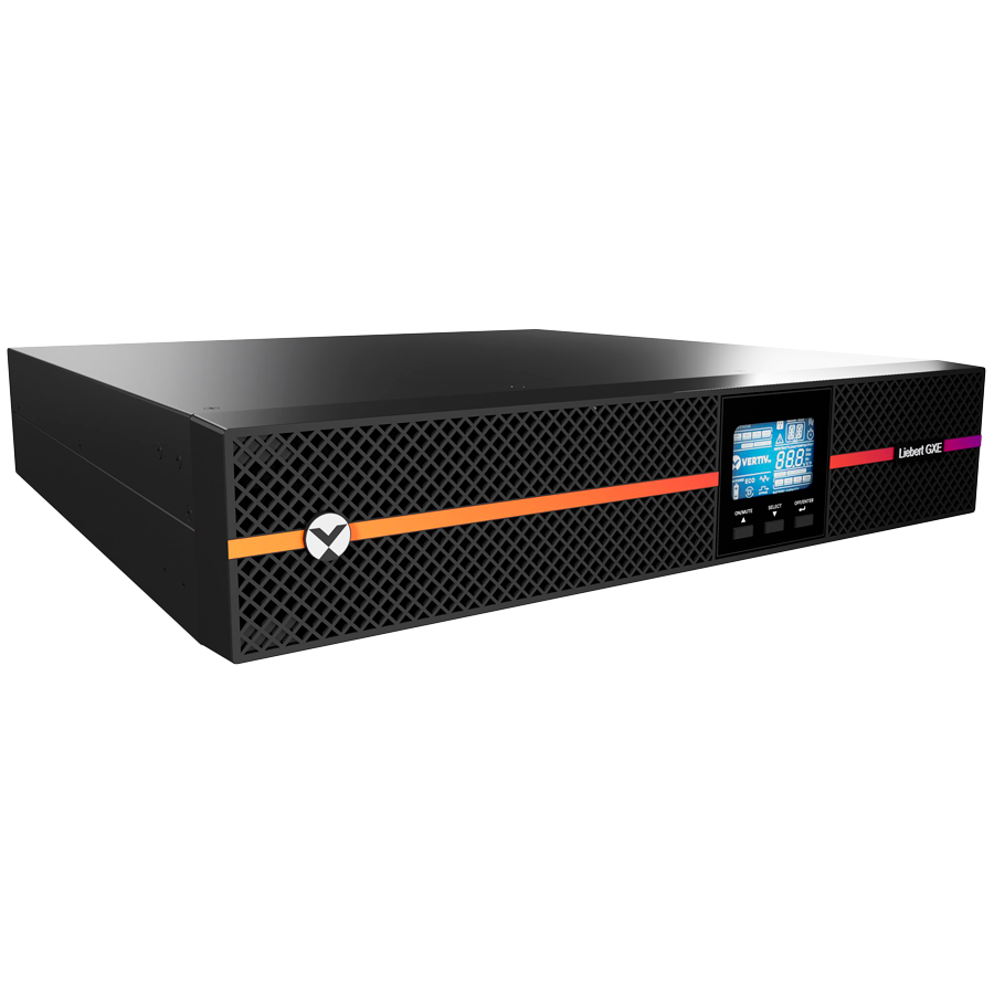 Liebert GXE UPS 1kVA 1ph UPS 230V Rack/Tower W/Batteries, C14 input/C13 x 8 output, 2-year warranty with railkit