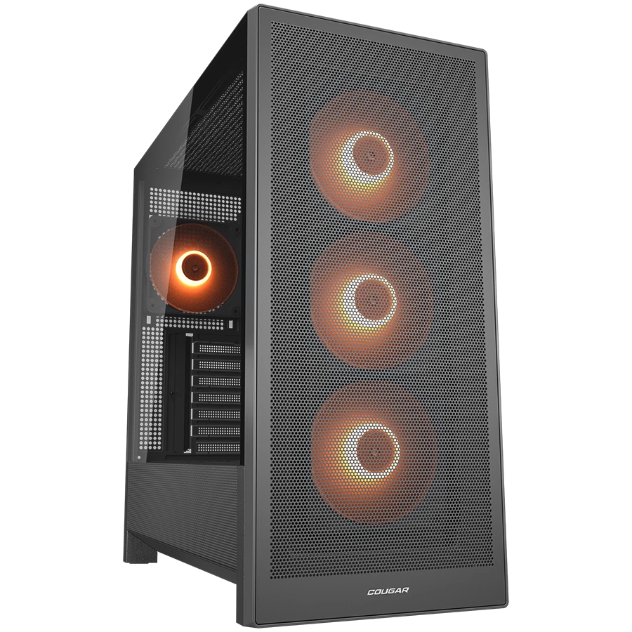 COUGAR MX230 RGB PC Case, Mid Tower, Black