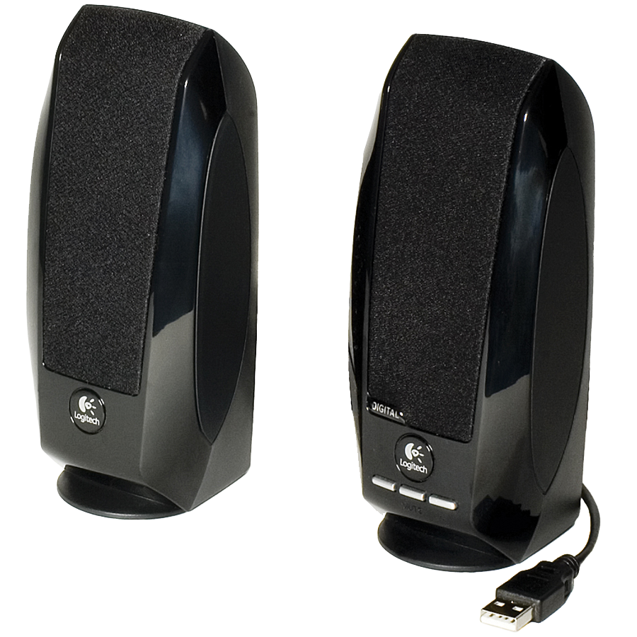 LOGITECH S150 Stereo Speakers - BLACK - USB - B2B