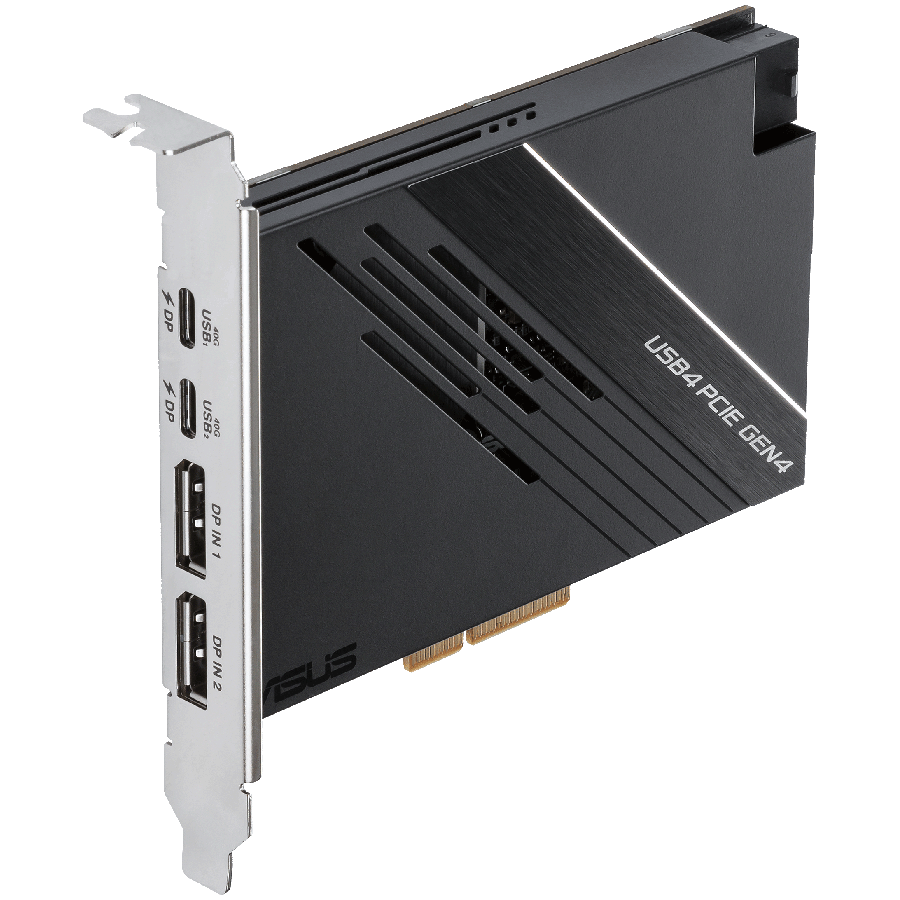 ASUS USB4 PCIe Gen4 kartica, dvojni USB4 (USB-C) port, DP 1.4, PCIe 4.0 x4 vmesnik