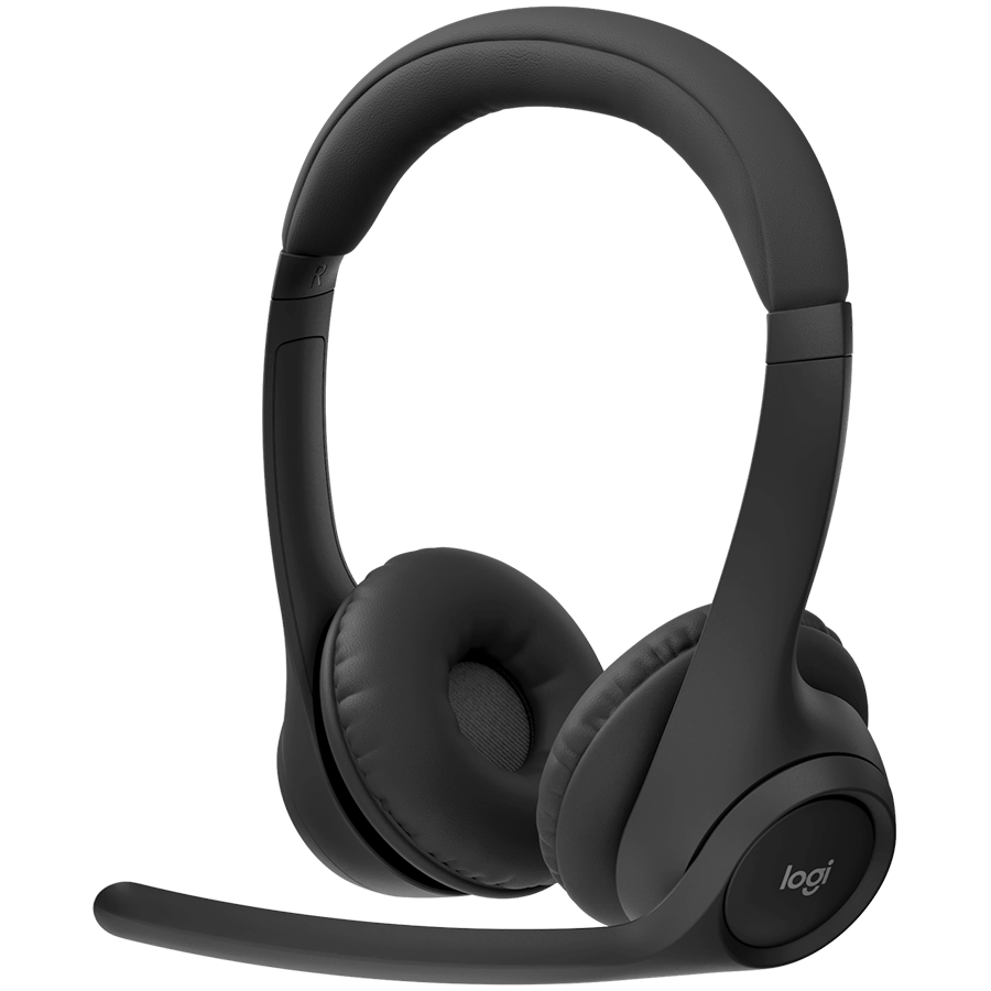 LOGITECH HEADSET - Zone 305 - MIDNIGHT BLACK - 2.4GHZ/BT - N/A - EMEA28i-935 - BUNDLE, TEAMS