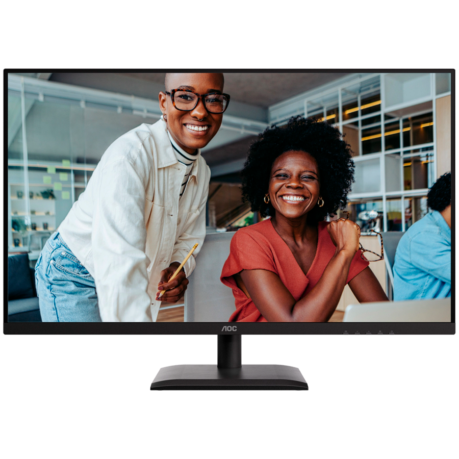 AOC Q32E4U poslovni monitor - 80cm (32"/31.5" vidno), QHD (2560 x 1440), IPS, 100Hz, 4ms (GtG), Adaptive Sync, HDR, USB razdelilnik, 2x HDMI 2.1 TMDS, 1x DP 1.4, 5 let garancije