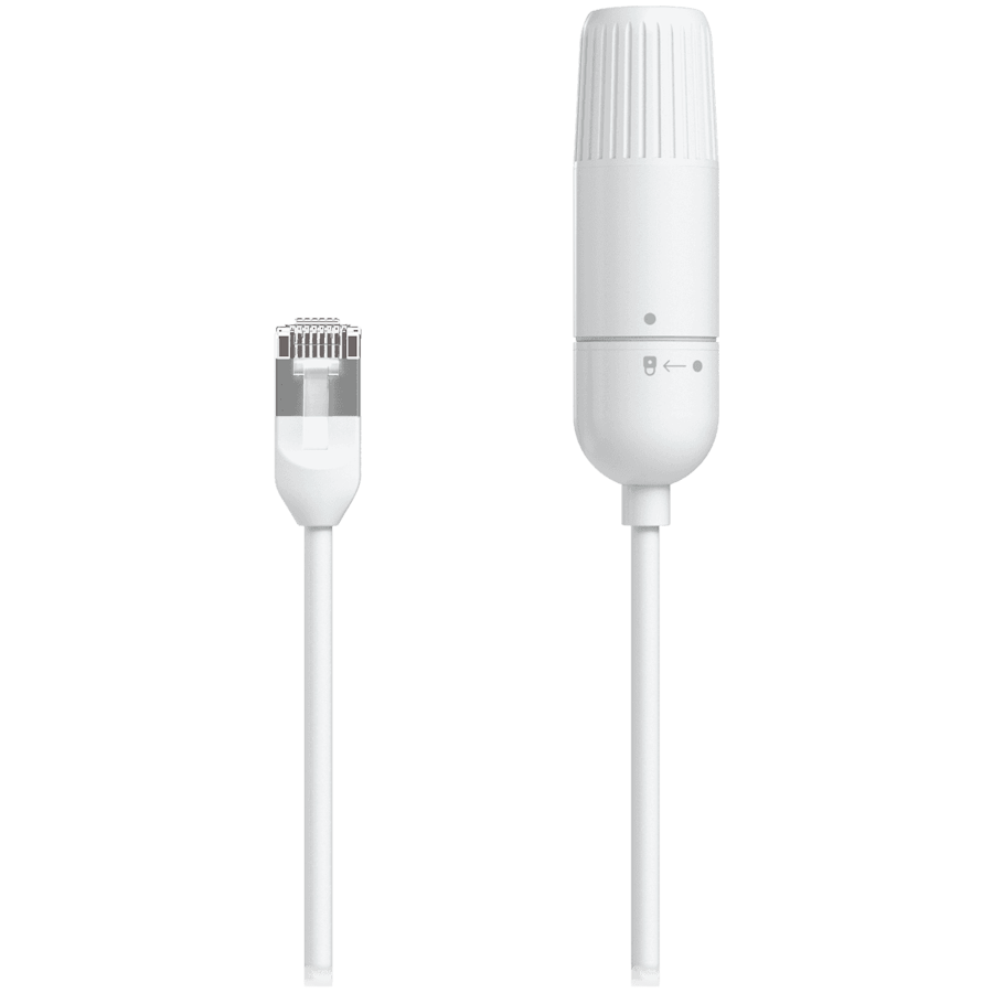 Ct6 cble with mle-to-femle RJ45 connectors for extending Ethernet connections 015 m