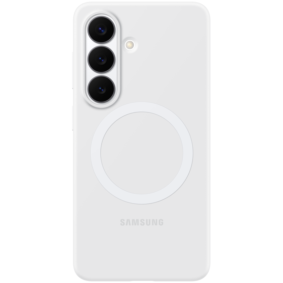 Samsung Galaxy S26 Silicone Magnet Case White