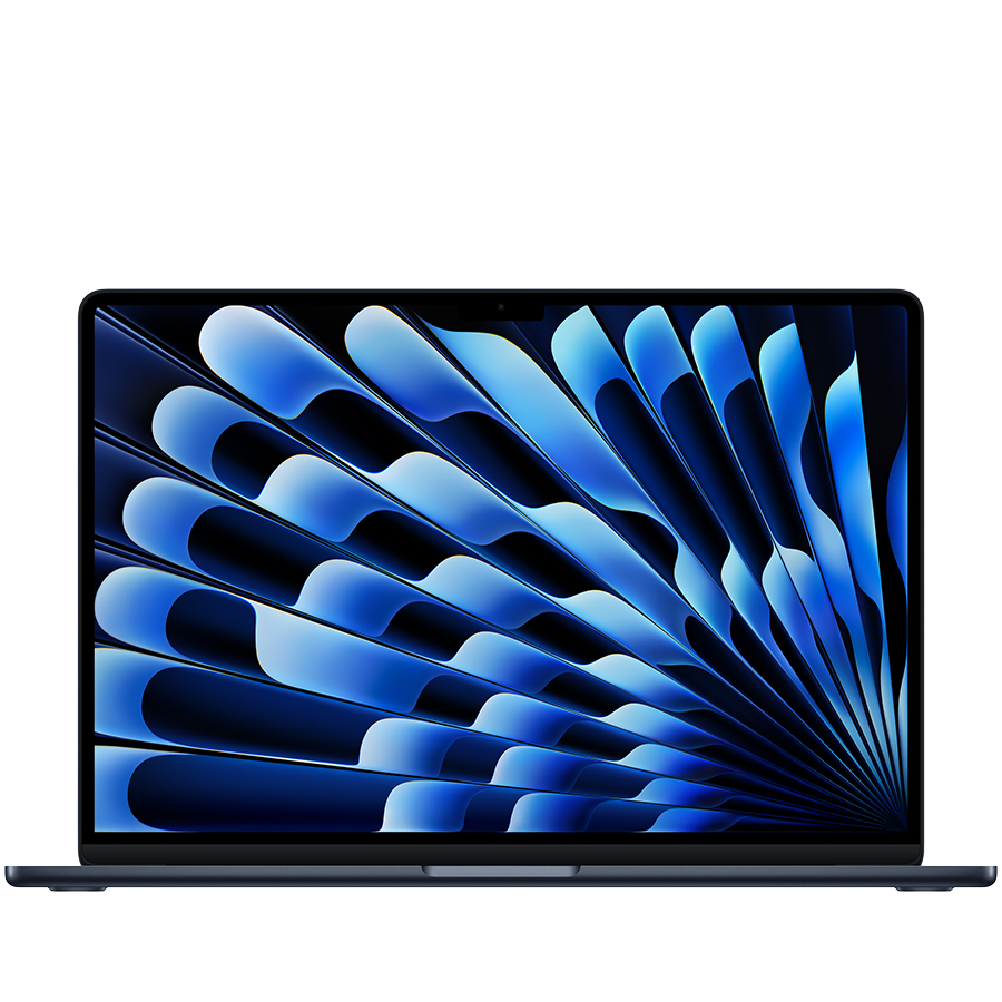 MacBook Air 15-inch,Midnight, Model A3448,M5 CHIP WITH 10C CPU, 10C GPU,16GB unified memory,35W Dual USB-C Power Adapter,512GB SSD storage, Two Thunderbolt 4 Ports,Touch ID,Liquid Retina disp