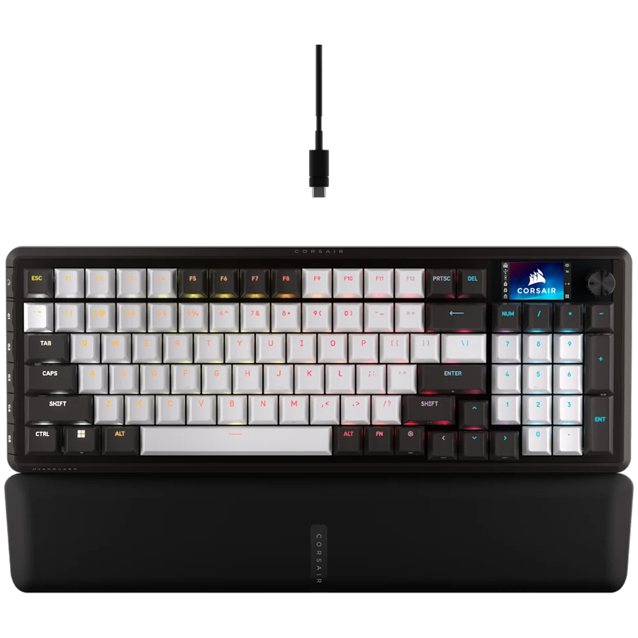 CORSAIR VANGUARD 96-MLX Plasma-DUAL, Mehanična Gaming Tipkovnica, črna