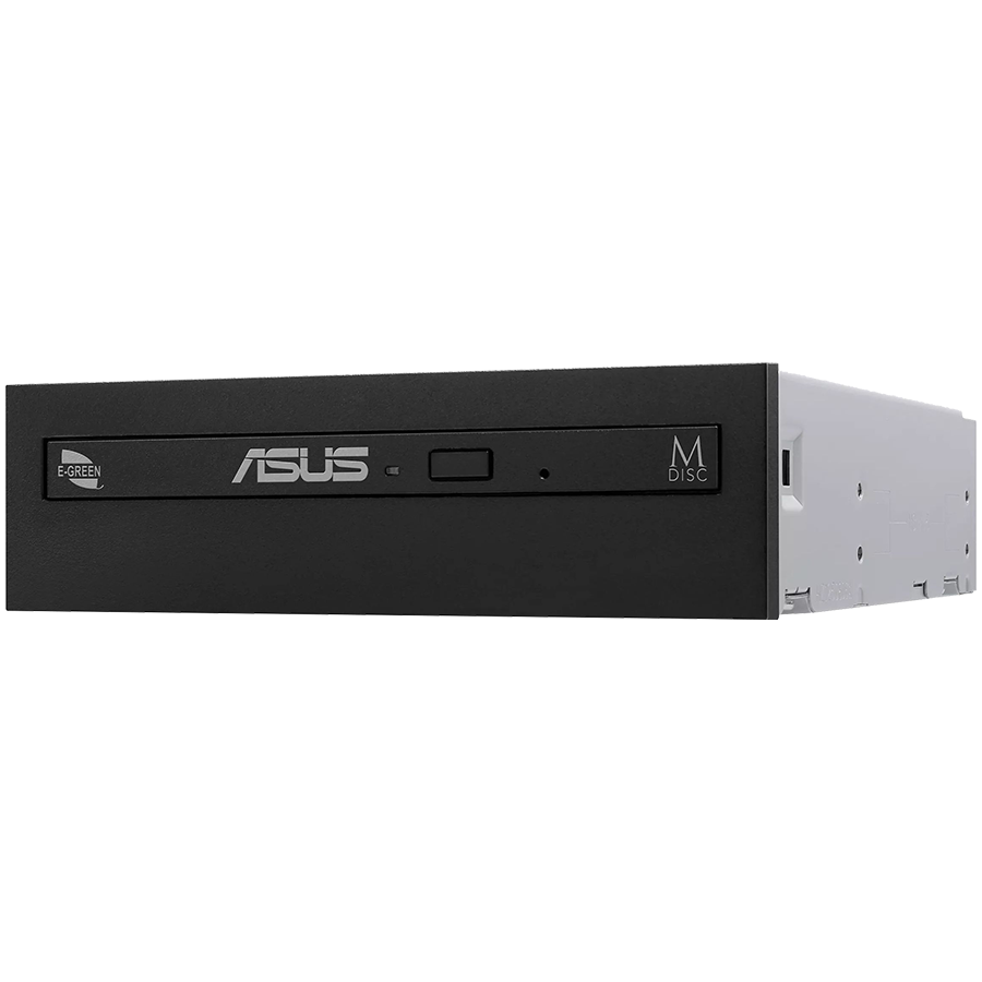 ASUS DRW-08D6MT – kompaktni notranji 8× DVD zapisovalnik, podpora za M‑DISC, E‑Green tehnologija, SATA, bulk (OEM pakiranje)