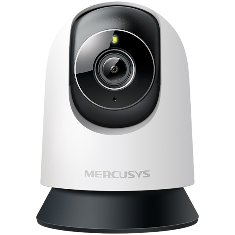 Mercusys MC230 Pan/Tilt AI Home Security Wi-Fi Camera, 3K Resolution (2880x1620), Pan and Tilt, Built-in Microphone and Speaker, 850nm IR LED and Color Night Vision, 2.4 GHz Wi-Fi, MERCUSYS A