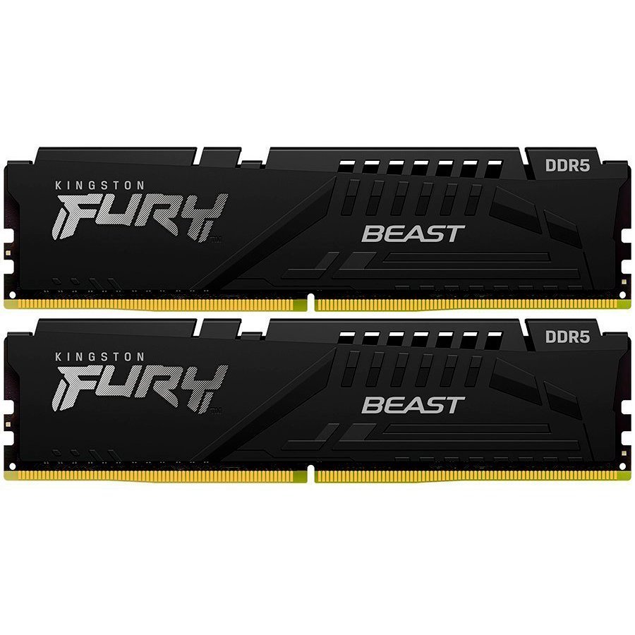 Kingston 16GB 6000MT/s DDR5 CL30 DIMM (Kit of 2) FURY Beast Black EXPO pomnilnik