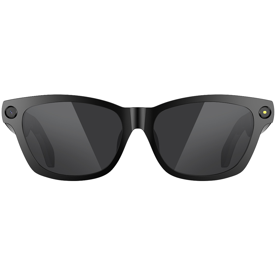 Smart Glasses Blackview BV100 Photochromic lenses Camera 8MP Chips JL7018F 32Gb 220mAh BT 5.4 APP HeyCyan ENC AI Take photos Rec videos Lesten to music IP54 150x49x40mm Black