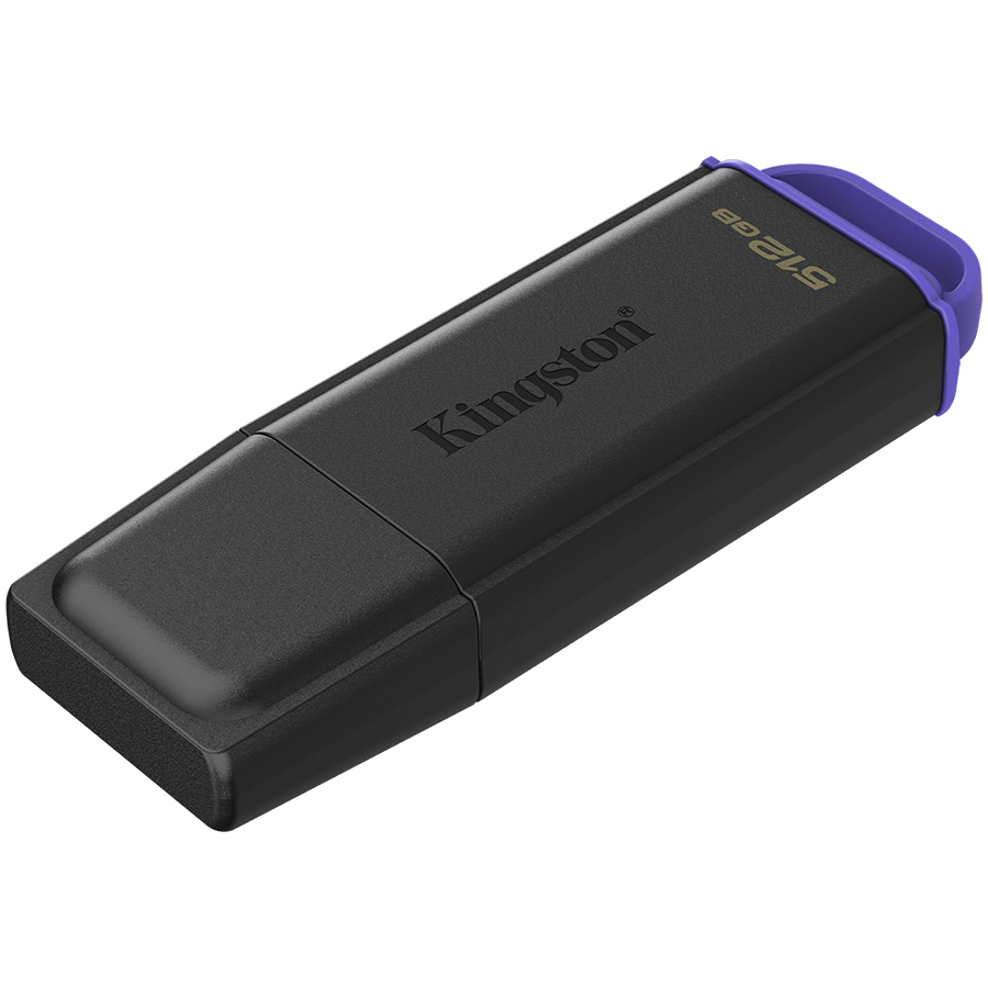 KINGSTON 512GB Portable USB 3.2 Gen 1 DataTraveler Exodia Black/Purple