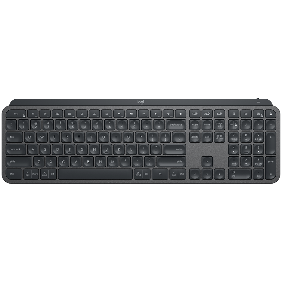 LOGITECH MX Keys S Combo - GRAPHITE - FRA - BT - N/A - CENTRAL-419
