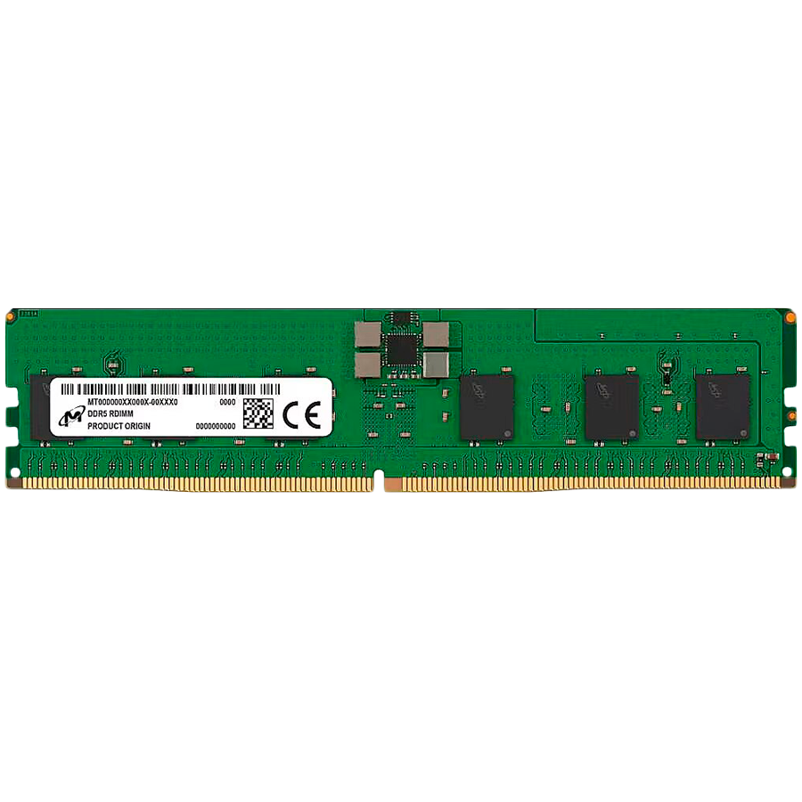 Micron DDR5 RDIMM 16GB 1Rx8 4800 CL40 (16Gbit) (Single Pack)