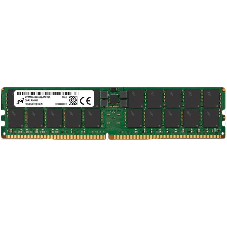 MICRON DDR5 RDIMM 96GB 2Rx4 6400 CL52 (Y5CB) Tray
