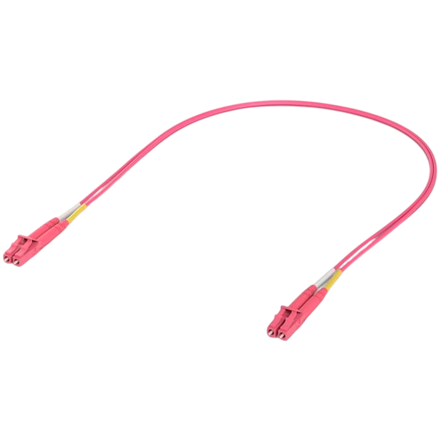 Ubiquiti UniFi UACC-OFC-M2-LULU-0.5M-50 OM4 Duplex LC UPC Fiber Patch Cable