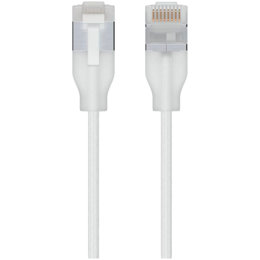 Ubiquiti UniFi Premium Patch Cable UACC-Cable-Patch-EL-C6A-0.15M-W-24 ranslucent booted RJ45