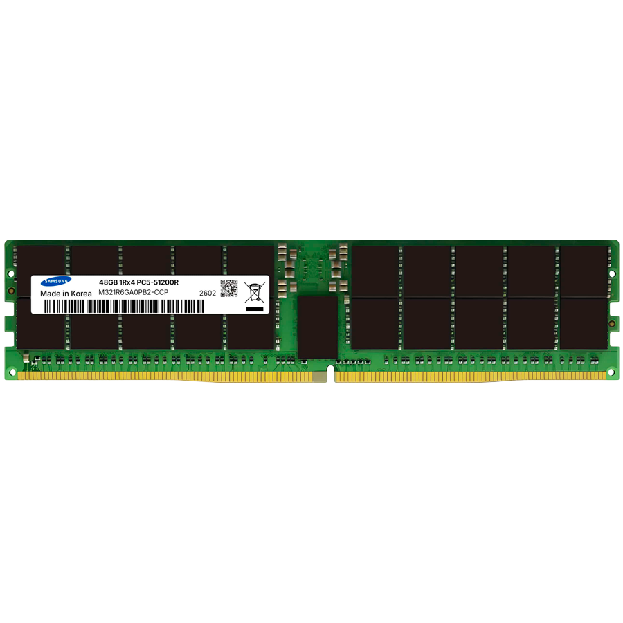 SAMSUNG 48GB DDR5 6400MHz CL52 ECC RDIMM 1Rx4