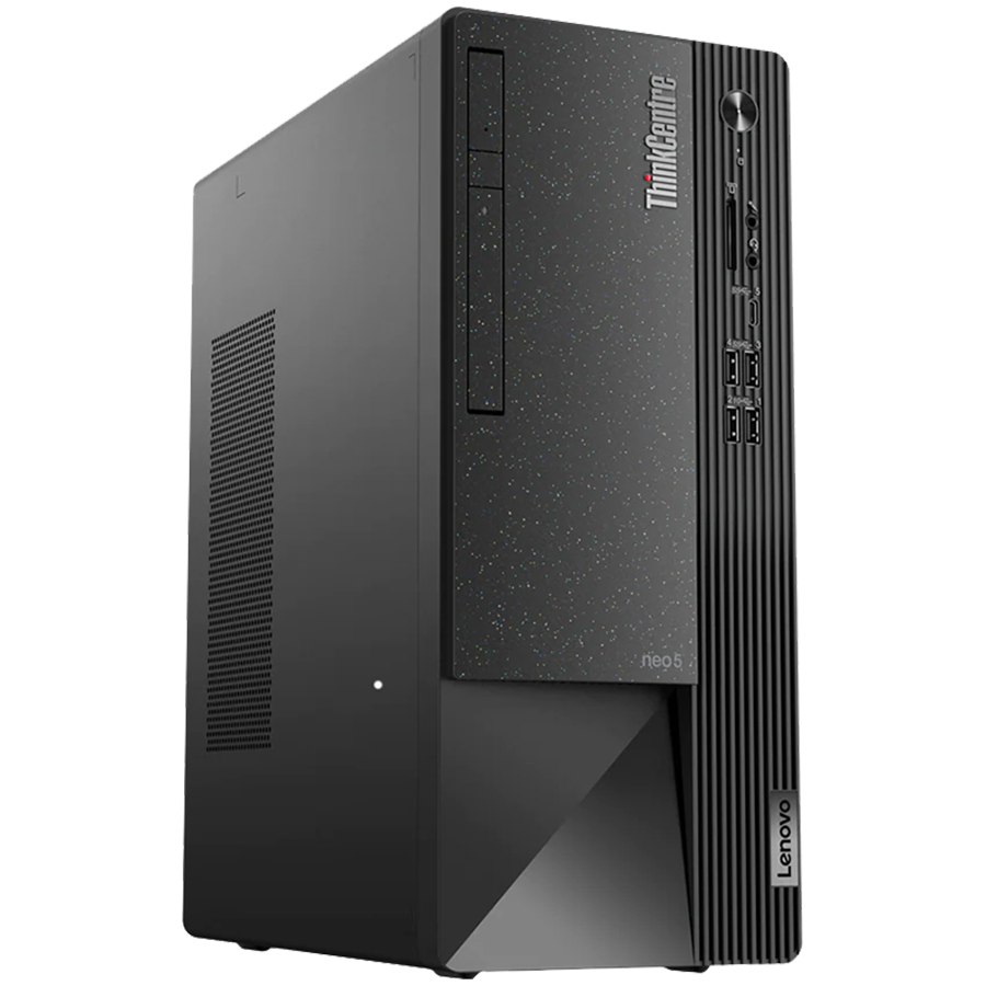 ThinkCentre NEO 50T G6, Ultra 5 225 10C, 16GB DDR5, 512GB SSD PCIe, DVD+RW, Front: 2x USB 3.2, 2x USB 2.0,1x USB 3.2-C, 3-in-1, Back: 2x USB 2.0, 2x USB 3.2, VGA,DP, HDMI, RJ45 GbE, Line Out,