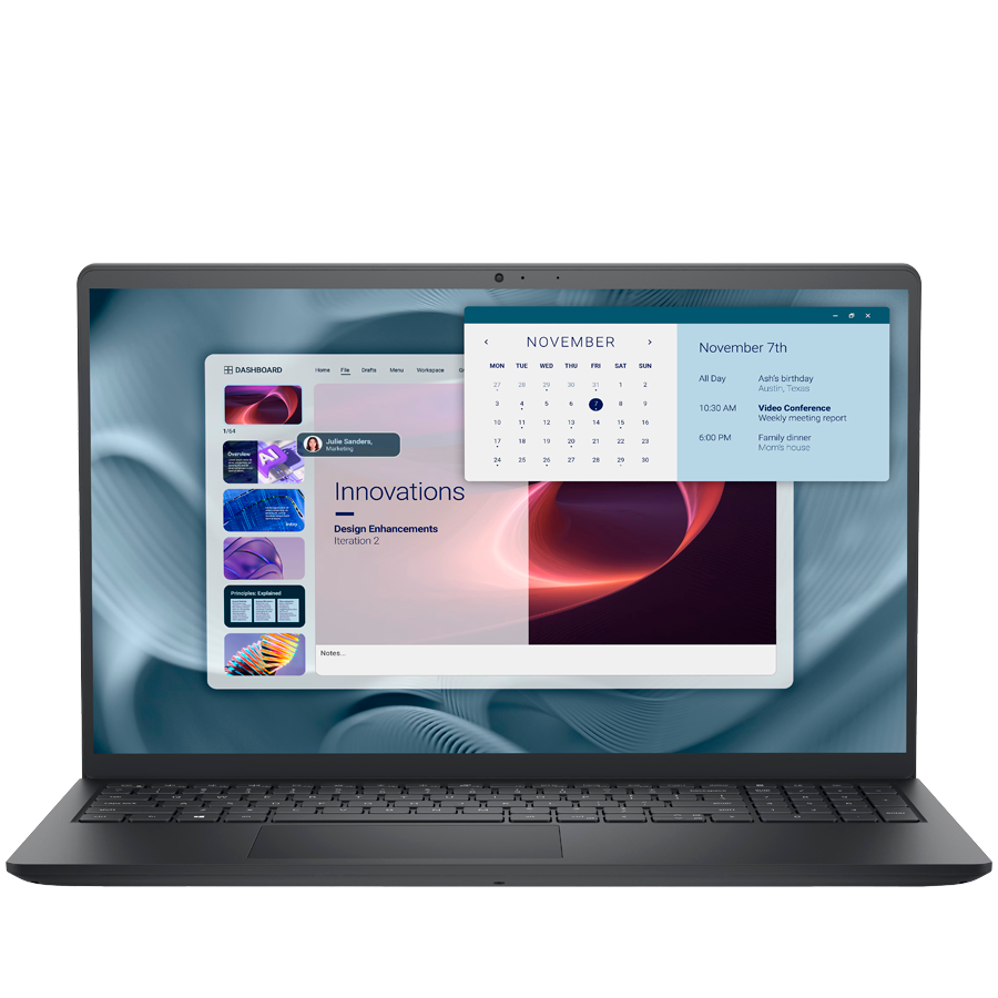 Dell Pro 15 Essential PV15250, 15.6" FHD (1920 x 1080), non-Touch, Intel Core i5-1334U (10C, up to 4.6GHz), 16GB DDR5 (1x16GB, 4400MT/s), M.2 512GB SSD, Intel UHD, Wi-Fi 6, BT, HDMI, 1xUSB-C
