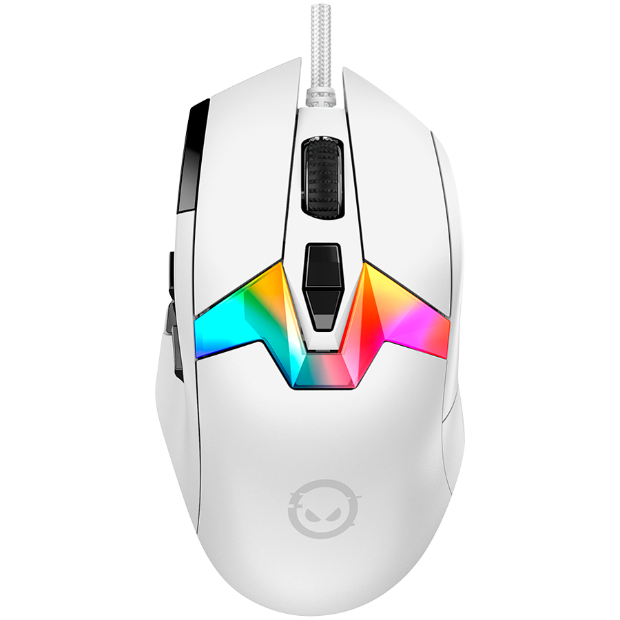 LORGAR Gaming Mouse MSP80 Pro Wired PixArt 3395 8K White