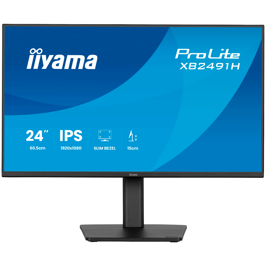 IIYAMA Prolite XB2491H-B1 poslovni monitor - 60.5 cm (23.8"), FULL HD (1920x1080), IPS, 120Hz, mat / črn