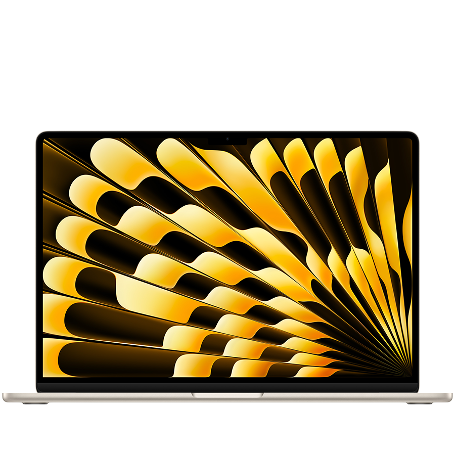 15-inch MacBook Air: Apple M5 chip with 10-core CPU and 10-core GPU, 16GB, 512GB SSD - Starlight,Model A3448