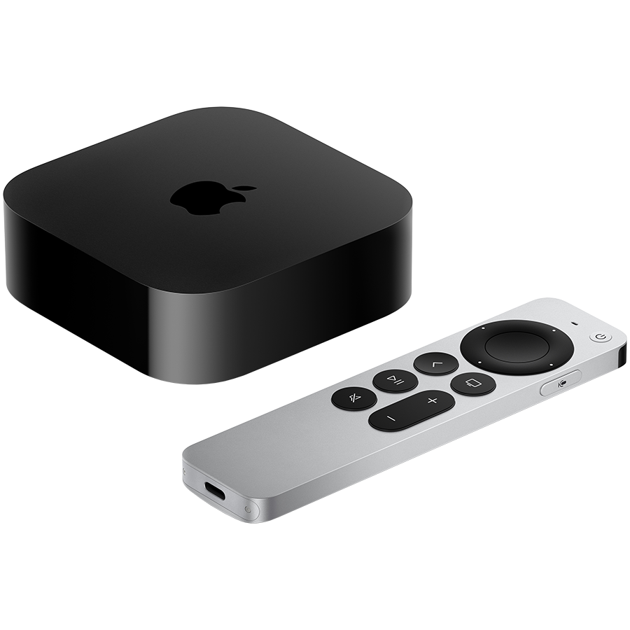 Apple TV 4K Wi-Fi + Ethernet with 128GB storage,Model A2843