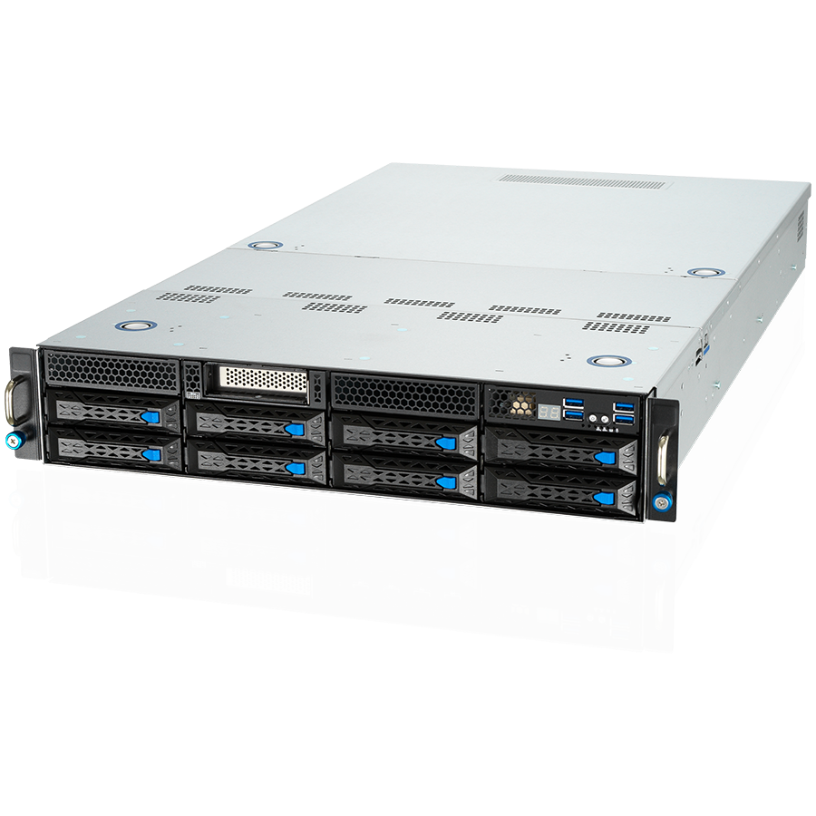 Servere - ESC4000A-E11-SKU1/2200W (1+1) AMD EPYC 7003 & 7002 2U single-socket GPU server supports up to 8 single-slot GPUs, 8 DIMM, PCIe 4.0, M.2, NVMe, Dual LAN