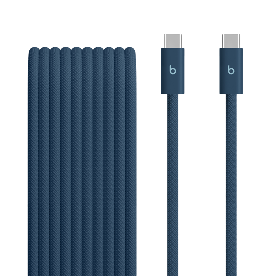 Beats 240W USB-C to USB-C Braided Cable (3 m / 10 ft) - Nitro Navy,Model A3633