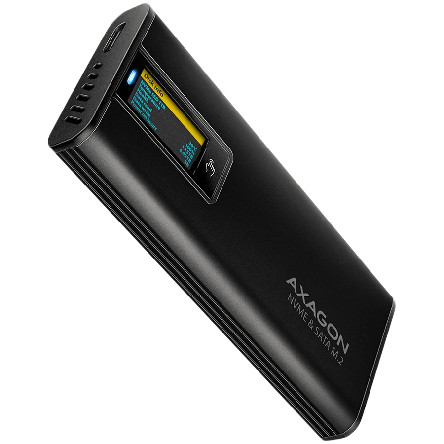 SSD ACC ENCLOSURE M.2 NVME/SATA USB-C EEM2-SD2B AXAGON