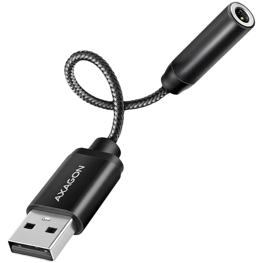 ADAPTER USB-C TO AUDIO 3.5MM/DAC 0.1M ADA-HA AXAGON
