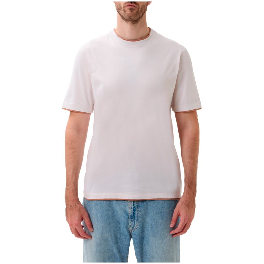 T-Shirt Off-White/Mocha (M)