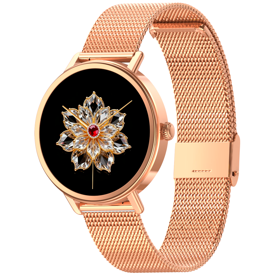 Blackview X30 1.26 inch TFT 360x360 128Mb+481KB 320mAh Call funcation 100 sports modes 24-hour heart rate detection Gold