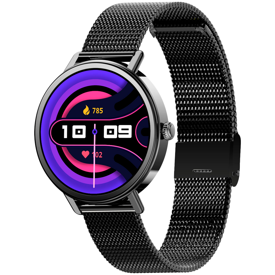 Blackview X30 1.26 inch TFT 360x360 128Mb+481KB 320mAh Call funcation 100 sports modes 24-hour heart rate detection Black