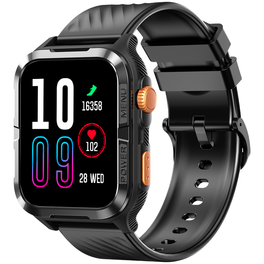 Blackview W10PRO 1.83 inch G+F 320x280 RAM 480KB+ROM 640KB 600mA Call funcation GPS Flashlight BT5.3 Black