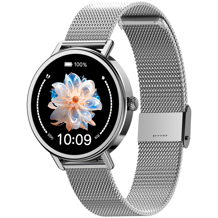 Blackview X30 1.26 inch TFT 360x360 128Mb+481KB 320mAh Call funcation 100 sports modes 24-hour heart rate detection Silver