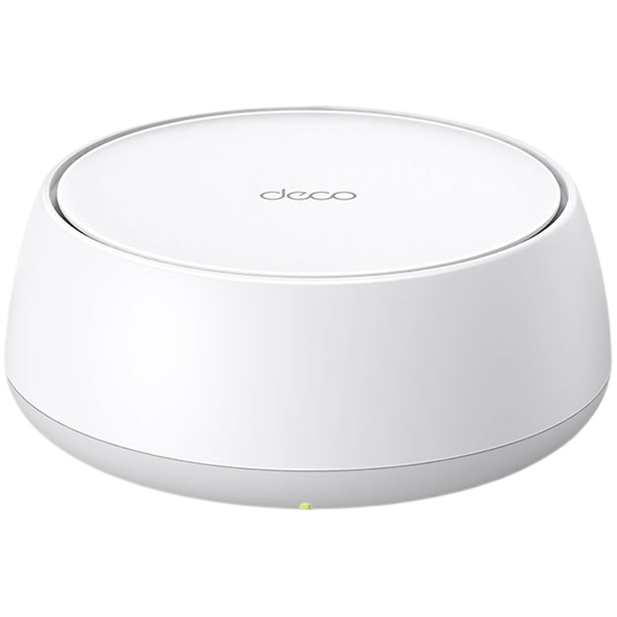 TP-Link Deco BE25(1-pack) BE3600 Whole Home Mesh Wi-Fi 7 System, 688 Mbps at 2.4 GHz + 2882 Mbps at 5 GHz, Internal Antennas, 2 x 2.5 Gigabit Ports, 160MHz for 5 GHz, 4-Stream, Deco App, Rout