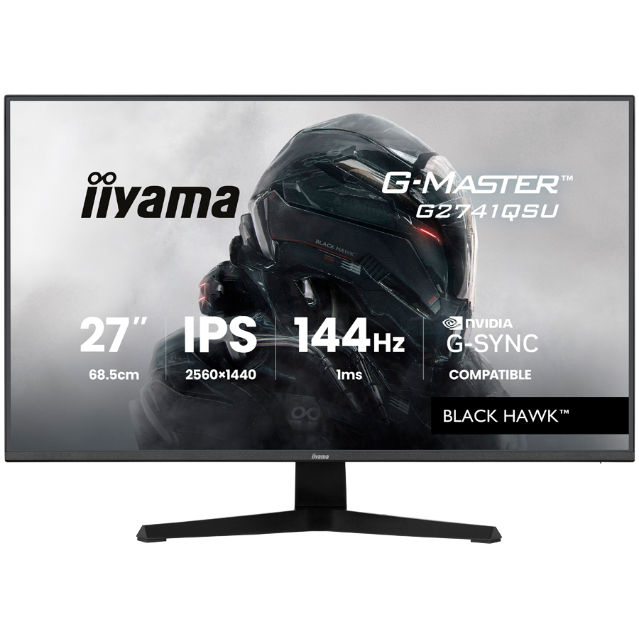 27 IPS Gaming, G-Master Black Hawk, G-SYNC Compatible, 2560x1440 144Hz, HDMI, DisplayPort, 1ms MPRT, Adaptive Sync, Speakers, USB 2x 2.0, Black Tuner