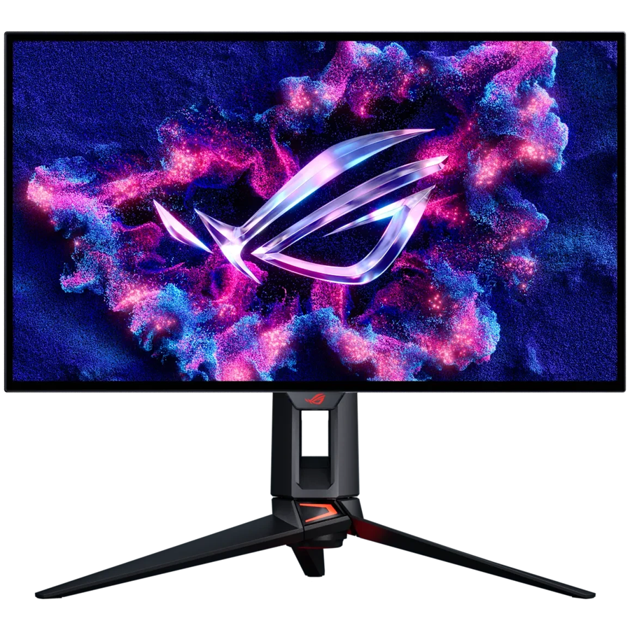 ASUS ROG Swift OLED PG27UCWM gaming monitor - 67.3cm (27"/26.5" vidno), 4K (3840 x 2160), TrueBlack Glossy Tandem RGB OLED, dvojni način (4K 240Hz ali FHD 480Hz), 0.03ms, DisplayHDR 400 True Black, G-SYNC kompatibilen