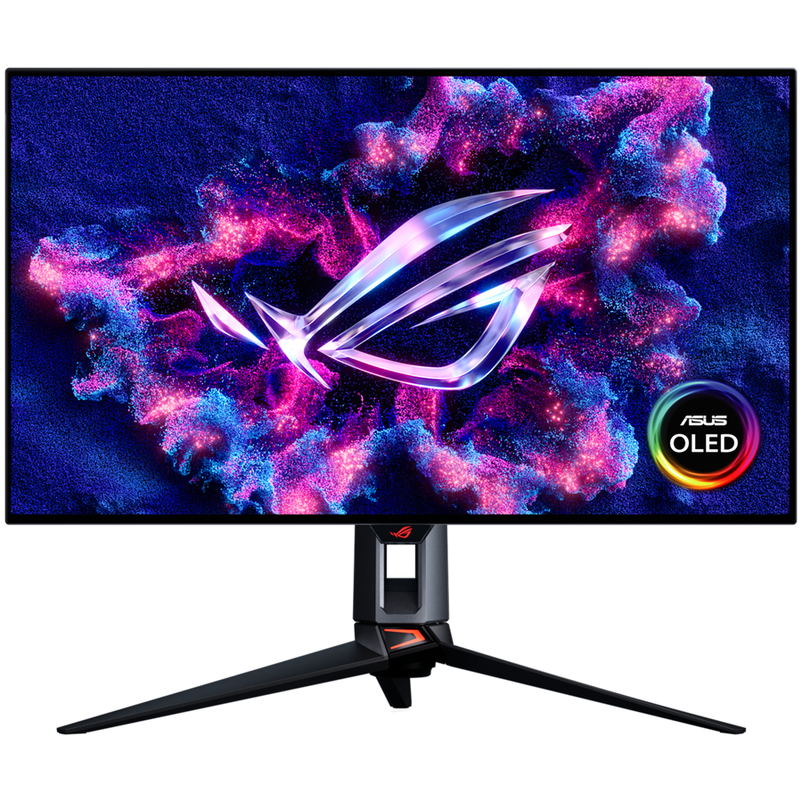 ASUS ROG Swift OLED PG32UCWM gaming monitor - 80cm (32''/31.5'' vidno), 4K (3840 x 2160), TrueBlack Glossy Tandem RGB OLED, dvojni način (4K 240Hz ali FHD 480Hz), 0.03ms, DisplayHDR 400 True Black, G-SYNC kompatibilen