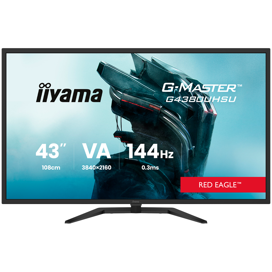 IIYAMA G-Master G4380UHSU-B2 gaming monitor - 109.2 cm (43''), 4K UHD (3840x2160), VA, 144Hz, 0.4ms, mat / črn